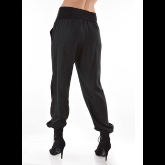 Emma’s closet - relaxed linen pants w/ rayon band - Picture 4 of 8